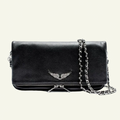 Zadig & Voltaire Rock Leather Clutch Bag