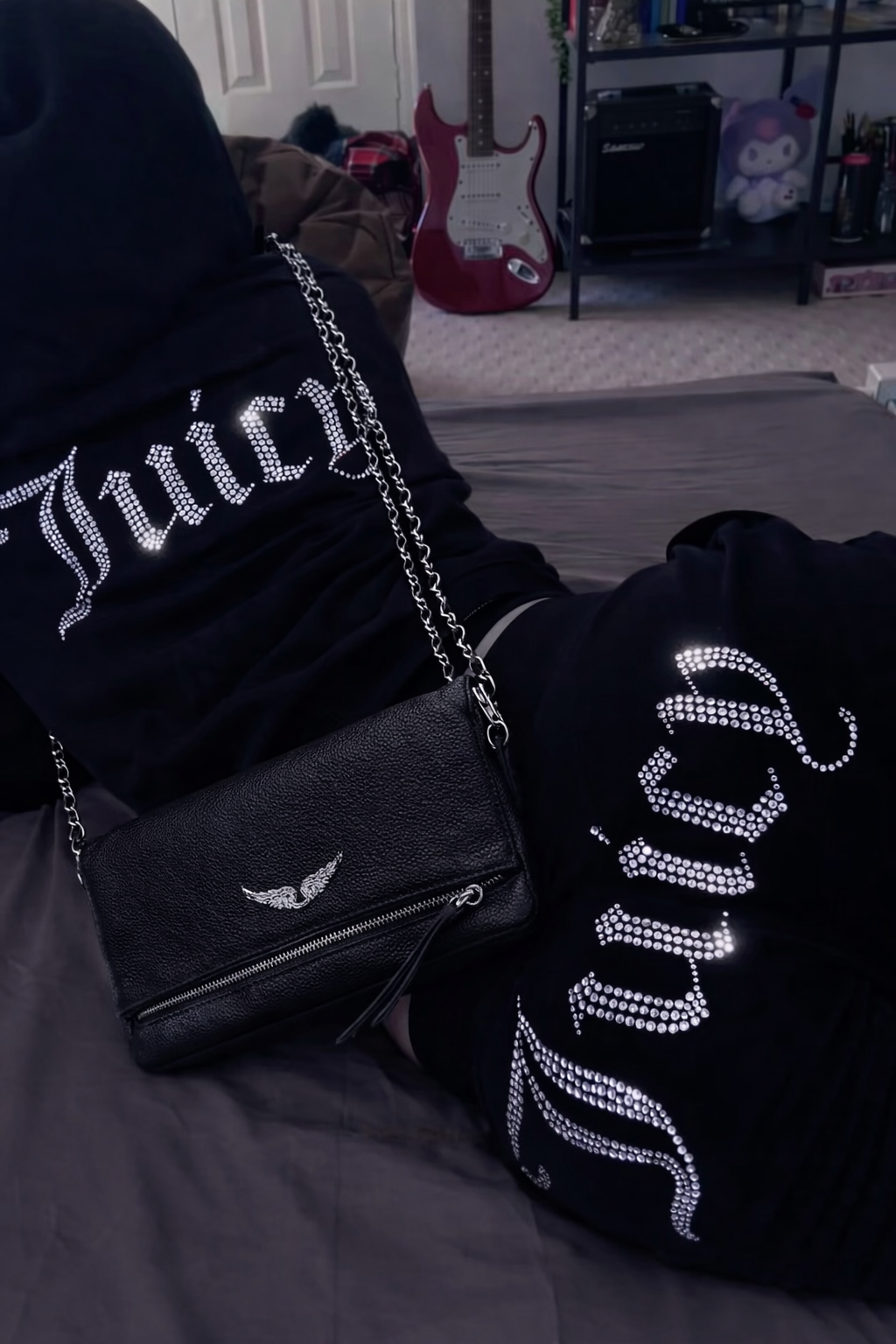 Zadig & Voltaire Rock Leather Clutch Bag