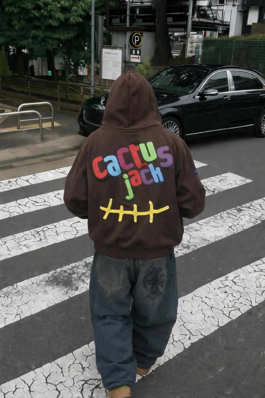 Cactus Jack x McDonald’s “Sticker Bomb” brown