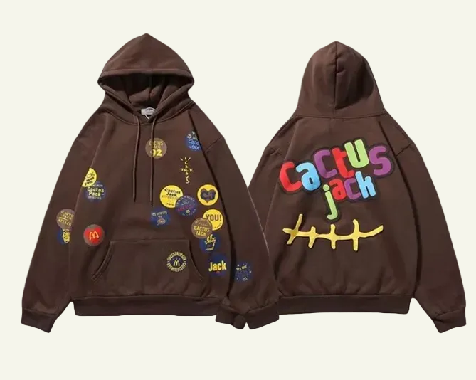 Cactus Jack x McDonald’s “Sticker Bomb” brown