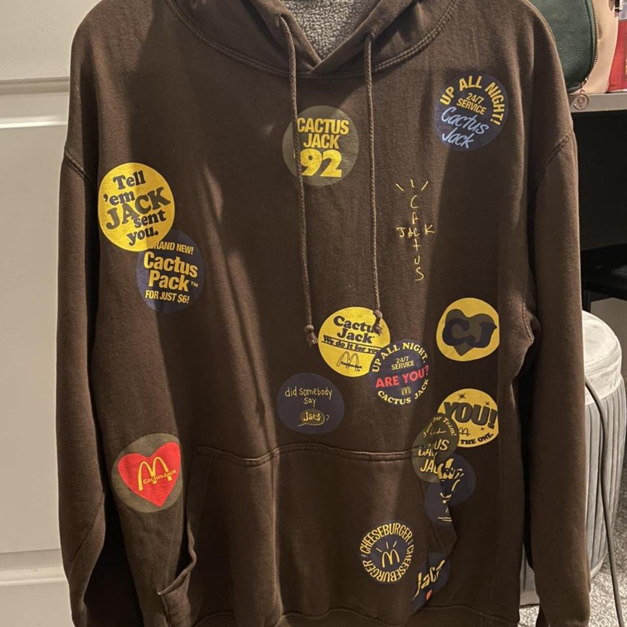 Cactus Jack x McDonald’s “Sticker Bomb” brown