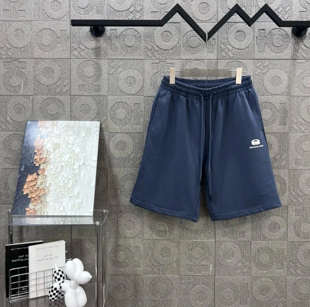 Balenciaga Crest Logo Sweat Shorts