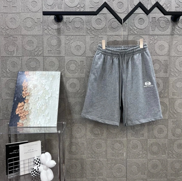 Balenciaga Crest Logo Sweat Shorts