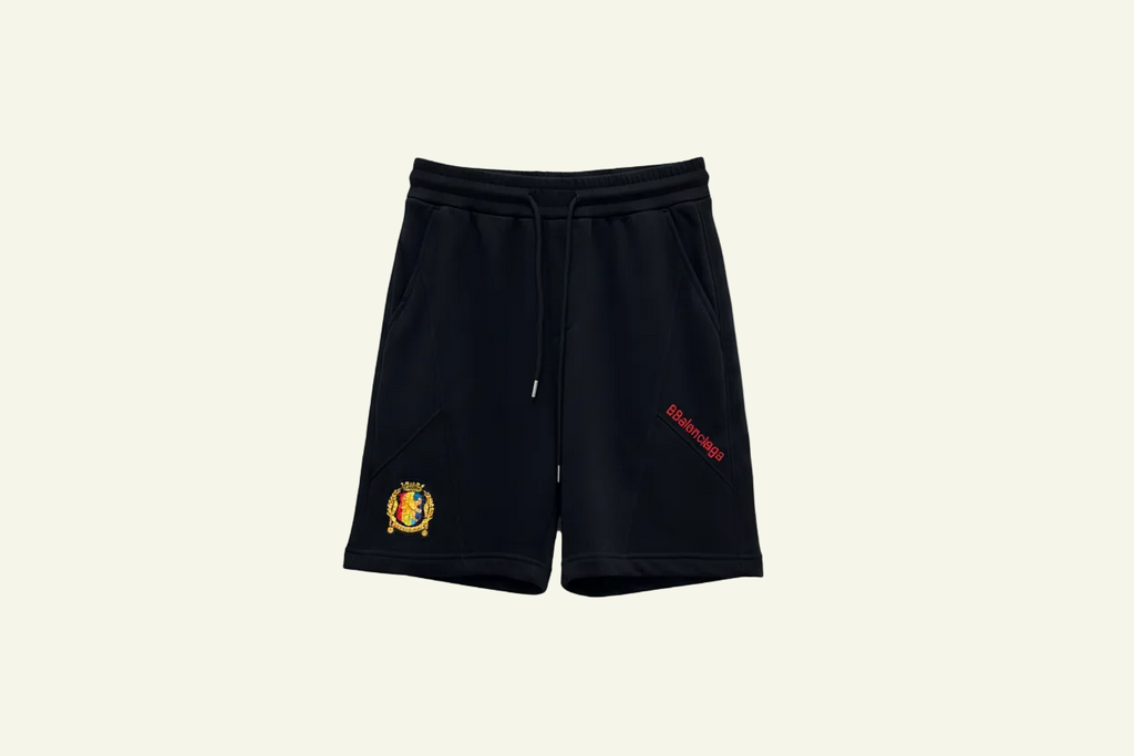 Balenciaga Crest Logo Sweat Shorts
