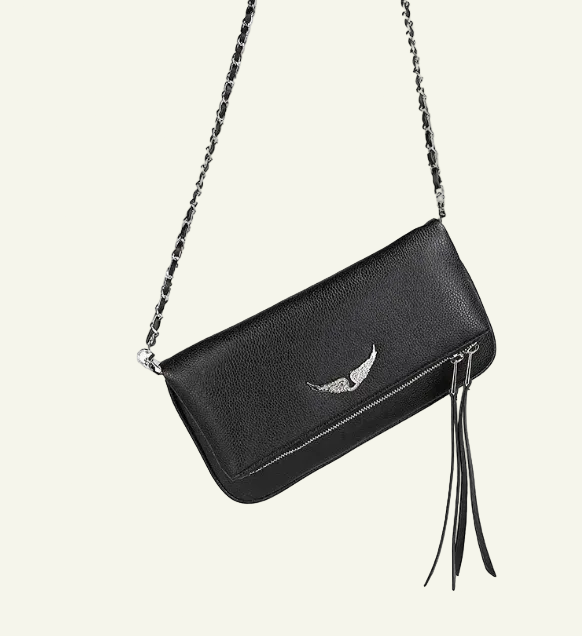 Zadig & Voltaire Rock Leather Clutch Bag