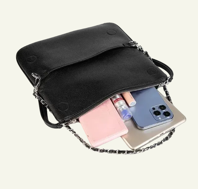 Zadig & Voltaire Rock Leather Clutch Bag