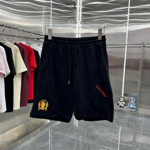 Balenciaga Crest Logo Sweat Shorts
