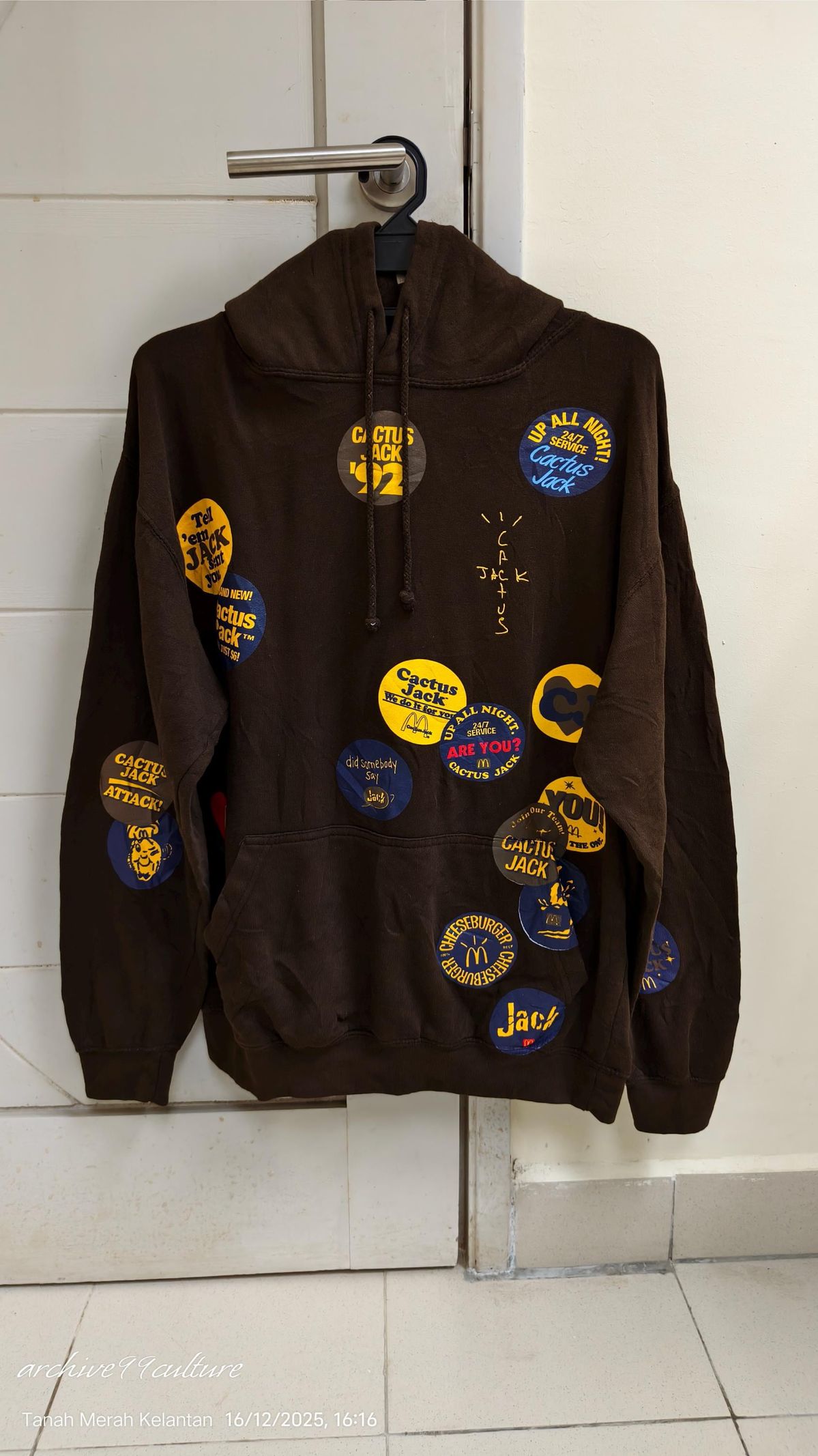 Cactus Jack x McDonald’s “Sticker Bomb” brown